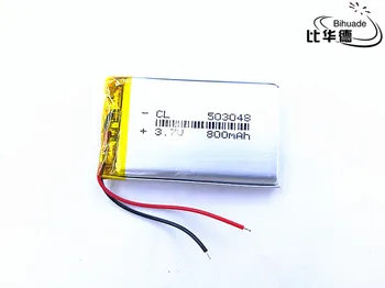 10pcs/veľa Liter energie batéria 3,7 V 800mAh 503048 PLIB polymer lithium ion / Li-ion batéria pre dvr GPS, mp3, mp4