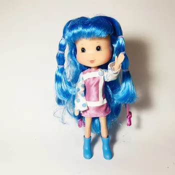15 cm Originálne bábiky Módne Modré vlasy s Úsmevom oči bábiku Baby s vôňa Akcie Obrázok hračky dievča Najlepší Darček pre Dieťa