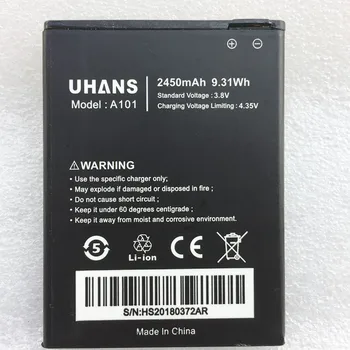2450mAh Batérie vhodné Pre UHANS A101 A101S Nabíjateľná Li-ion, Vstavaný Mobilný Telefón Lítium-Polymérová Batéria