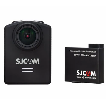 2ks Originál SJCAM Značky 3.8 V 900mAh 3.33 Wh Rechargable Li-ion Batéria, Black pre SJCAM M20 Športové DV Kamery batérie
