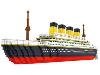 3800 ks PZX Mini bloky Titanic Tehly Model Veľké veľkosti 60 cm číselné Údaje Vzdelávacie Hračky Loď Juguetes Dievčatá Darčeky pre Deti