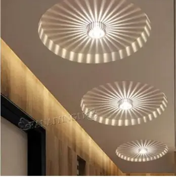3W 5W LED Hliníkové Bodové Stropné Svetlá Uličkou Verandu, Chodbu, Osvetlenie Pozadia na Stenu Svetelný Efekt Modelovanie Osvetlenie Zariadenie