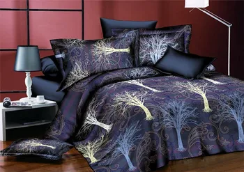 4pcs Bavlna 3D Rose posteľná bielizeň Nastavuje Vysoko Kvalitné Mäkké Obliečky Kryt Bedsheet obliečka na Vankúš Reaktívne Potlačené Obliečky Queen Bed Linen30
