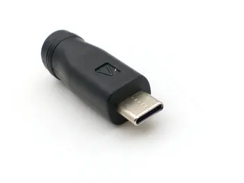 5,5 mm x 2.1 mm Vnútorné DC Samica na USB Typu C 3.1 Mužskej Energie Nabíjací Kábel, Adaptér Nové