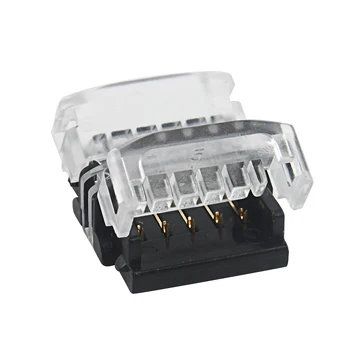 5 ks 5pin 12 mm LED Konektor Pásy na Drôt alebo Pás Pásy Pripojenie Pomocou Svorkovnice pre Non-Nepremokavé RGBW/RGBWW LED Pásy