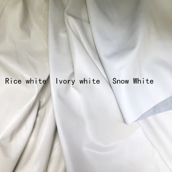 50 Nové Originálne Kožené Biele dámske Vysoký Stupeň Strany Rukavice z Ovčej Pani Zima Velvet dlhé Rukavice Creamy Ivory snehulienka
