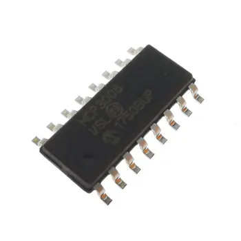 50PCS MCP3008-I/SL MCP3008 3008 2.7 V 4-Kanál/8-Kanálový 10-Bitový A/D Prevodníky s SPI Sériové Rozhranie