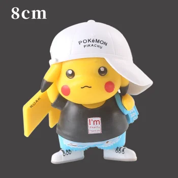 6 Štýlov Pokemon Hračka Údaje Bábiky 8-11 cm Rôzne Série Trendy Pikachu Anime Akčný Model Detí Narodeninám