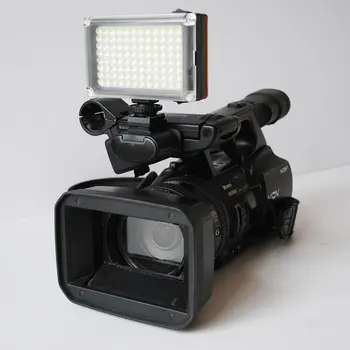 96 LED video svetlo prenosné selfie vyplniť svetla reflektorov s hotshoe pre smartphone, mobilný telefón, fotoaparát