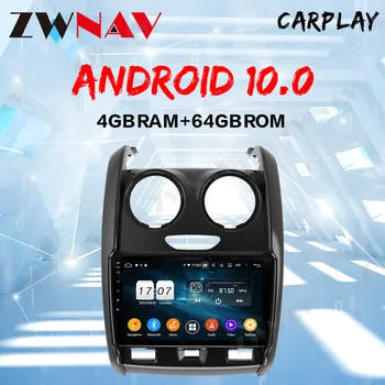 Android 10 auta gps navigácie multimediálny prehrávač Pre RENAULT DUSTER /Dacia Logan Sandero Xray 2-2020 gps navigácie rádio