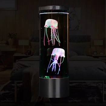 Atmosféra Lampa USB Nabíjanie Spálňa Detí, Dospelých Simulované Hypnotické Medúzy Nočné LED Nočné Svetlo Farby Fantasy