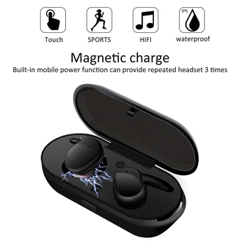 Bezdrôtová Bluetooth Slúchadlá Bluetooth 5.0 Bezdrôtové Slúchadlá*TWS Slúchadlá Mini In-Ear Pody Pre IOS Android Slúchadlá Slúchadlá