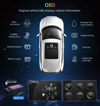 Bosion 8/9 palcový Android 10.0 Univerzálny autorádio 1 Din autorádio DVD Prehrávač, GPS, WIFI, Bluetooth MP5 Prehrávač DSP IPS