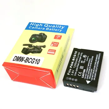 DMW-BCG10 DMW BCG10 E BCG10PP BP-DC7 Batéria Pre Panasonic Lumix DMC-3D1 TZ6 TZ7 TZ8 TZ10 TZ18 TZ19 TZ20 TZ25 TZ30 TZ35 ZX1 ZX3