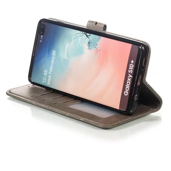 Flip Kožené puzdro Pre Samsung Galaxy S8 S9 S10 E Plus Note10 Pro S7 10 20 40 50 60 70 80 90 M 10 20 30Cover Telefón, Peňaženku Prípadoch