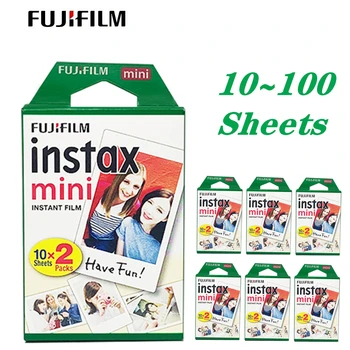 Fujifilm Instax Mini Film 10 20 30 40 50 60 100 Listov 3 palca Pre FUJI mini 9 Instant Polaroid Fotoaparát 8 7 70 90 7c