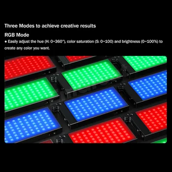 Godox M1 RGB Led Video Svetlo 2500K-8500K Plné Farby na Svetlo Kamery s Hudbou, Režim Účinky Vrecku Veľkosť & Nabíjateľná Batéria