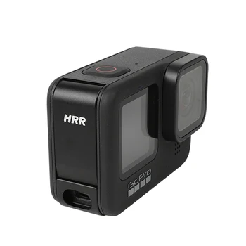 Hliníkový Kryt pre GoPro 9 Batérie Prípade Go Pro Hero9 Čierne Bočné Veko Nahradiť Príslušenstvo Nabíjateľná