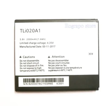 Horúce TLi020A1 Batérie Pre Alcatel One Touch Pop 3 (5) 4 G 5 Dual Sim SZ 5065D 5065A 5065X 5065W 5065J 5065T Telefón Batterie Bateria