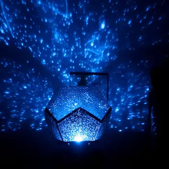 Hviezdne Nebo v Noci Svetlo Planéty Magic Projektor Zem, Vesmír LED Lampa Farebné Otočiť Blikajúce Hviezdy Deti Baby Priateľku, Darček