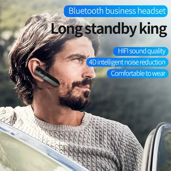 Mini V19 Bluetooth Slúchadlá Bezdrôtové Obchodné Slúchadlá Stereo Handsfree Hluku Conceling S Mikrofónom Headset Pre IOS a Android