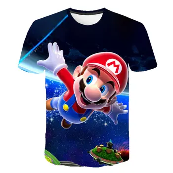 Najnovšie Harajuku štýl Klasické hry Super Mario t shirt Chlapec Dievča Mario Bros 3D tlač t-shirts hip hop tričko streetwear topy