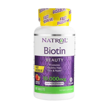 Natrol Biotín 10000mcg*100 Tabliet biotina cabello biotín na vlasy biotine