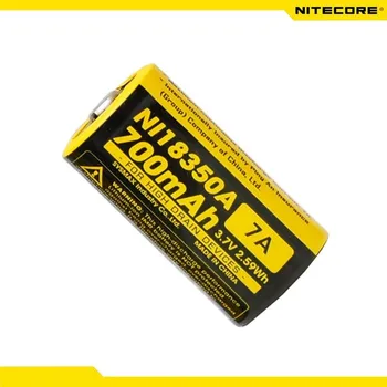 Nitecore NI18350A IMR 18350 IMR18350 700mAh 7A Batérie pre Vysoké Odvodňovacie Zariadenia