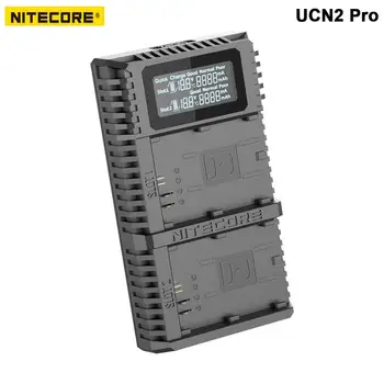 Nitecore UCN2 Pro Dual Slot USB QC LP-E6 LP-E6N Nabíjačka Pre Canon CANON ZRKADLOVKY EOS 60D 5D3 7D 70 D 5D Mark II zrkadlovka Batérie
