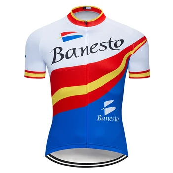 NOVÉ 2020 Banesto tím pro cyklistika dres MTB Ropa Ciclismo muži ženy letné cyklistické Maillot cyklistický dres nosenie