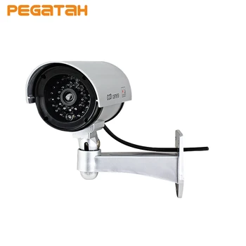 Nové falošné Kamery AA Batérie pre Vonkajšie Vnútorné Dohľadu Bezpečnosti Falošné Bullet Kamera CCTV Kamery Home Security