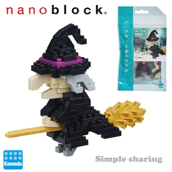 Nové Nanoblock Kawada Čarodejnice Úroveň 3 NBC-314 160pcs Micro-Veľké Stavebné Bloky, Zábavné Kreatívne Výzvou, Hračky Pre Deti,