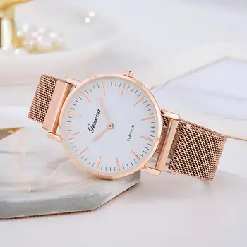 Nové Ženeve Klasické Luxusné Magnet Zliatiny Oka Ženy Hodinky Módne Dámske pánske Pár Hodín Darček Reloj Mujer Relogio Feminino