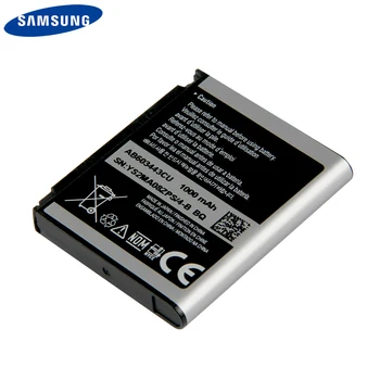 Originálne Batérie Samsung AB603443CU Pre S5230C F488E GT-S5233 G800 S5230 F539 G808E L870 W159 S7520u Batéria 1000mAh