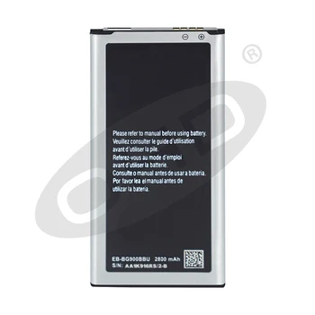 Originálne veľkoobjemový Batéria EB-BG900BBE EB-BG900BBC Pre Samsung Galaxy S5 G900 G900S G900I G900F G900H I9600 G870 2800mAh