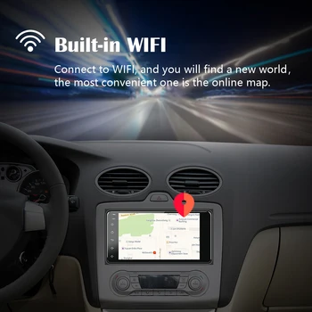 Podofo 2.5 D Dotyková Obrazovka autorádia Android 2din Auto Multimediálny Prehrávač Univerzálny auto Stereo GPS/Wifi/FM/Mirrorlink/USB/Bluetooth