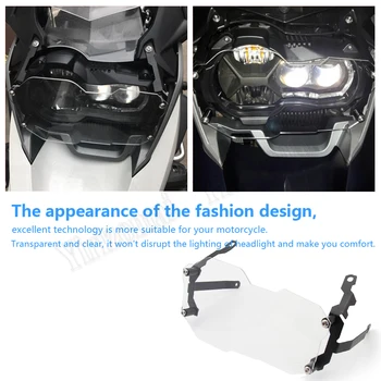 Pre BMW R1200GS Adv LC R1200 dobrodružstvo GS Vodou Chladený Roky 2013-2018 Motocykel Svetlometu Stráže Chránič Kryt Objektívu Transparentné
