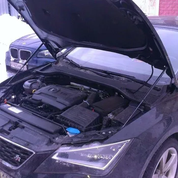 Prednej Kapoty Kapotu na SEAT Leon MK3 2012-2019 Upraviť Uhlíkových Vlákien Plynové Vzpery Výťah Podporu Šok Klapkou Príslušenstvo Benzínu