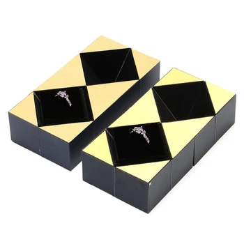 Puzzle Šperky Box Čarovný Prsteň Box na Valentína Návrh Zapojenia Svadobné Hogard