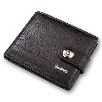 Pánske peňaženky, vyrobené z kože, kabelky krátke hasp portmoney slim port peniaze billeteras para hombre cuero carteira masculina