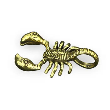 Ručné Pevné Medené Scorpion Dekoračné Kovové Stôl Dekor Retro Animial Plavidlá Údaje Tvorivé Scorpion Socha 2020 Nové