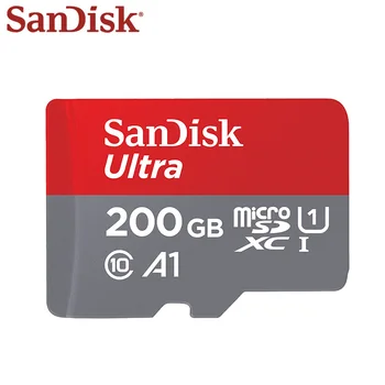 SanDisk s Vysokou Rýchlosťou 512 gb diskom 400GB 256 GB 200GB Micro SD Karty pre Drone TF Karty U1 Pamäťovú Kartu pre Pohyb Gopro C10, S Adaptérom