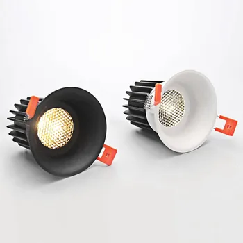 Stmievateľné Okrúhle Zapustené COB LED Svietidlá 9W12W15W LED Stropné Svietidlo Pozadí Maľovanie Bodové svetlá AC220V/110V Vnútorné Osvetlenie