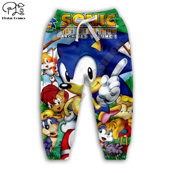 Super Sonic Deti Hoodies na zips kabát Dlhý Rukáv Pulóver Mikina Streetwear Bežné Tepláková súprava Kapucňou Kabát/nohavice