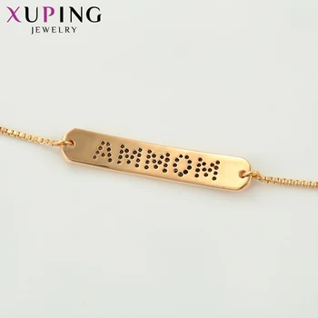 Xuping Módne Luxusné Náramky, Zlatá Farba Á Náramky pre Ženy, Vianočné Darčeky, Šperky 75124