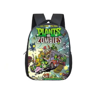 12 Palcový Rastliny VS Zombie Materskej školy a Školské Tašky Bookbags Deti, Dieťa, Batoľa taška Deti Batoh Darček