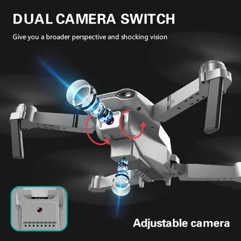 2020 Nové S602 RC Drone 4K HD Dual Camera Profesionálne Letecké Fotografie WIFI FPV Skladacia Quadcopter Hračky