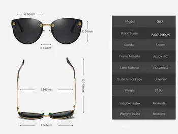 2020 Reggaeon módnej značky man ženy polarizované slnečné okuliare classic značky dizajnér odtiene kovového rámu luxusné slnečné okuliare uv400
