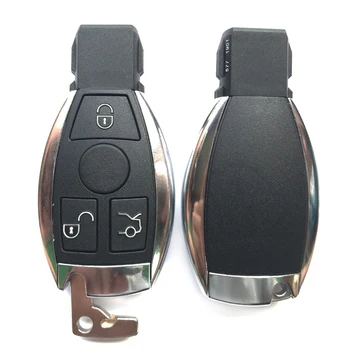 3 tlačidlá 433.92 MHz Smart key Na mercedes Benz 2000+ Podpora NEC a BGA Kompletné Diaľkové Ovládanie key Uncut Auto Kľúč