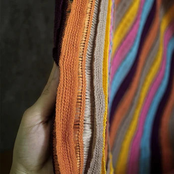 3D textúry kniting farebný sveter textílie, High-grade oblečenie dizajnér textílie pre patchwork telas patchwork algodon